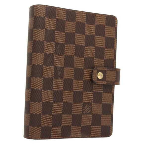 LOUIS VUITTON Damier Ebene Agenda MM Day Planner Cover - Picture 1 of 15